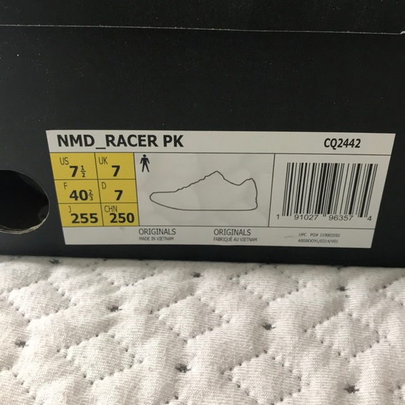 BRAND NEW IN BOX NMD RACER PK - Picture 1 of 6